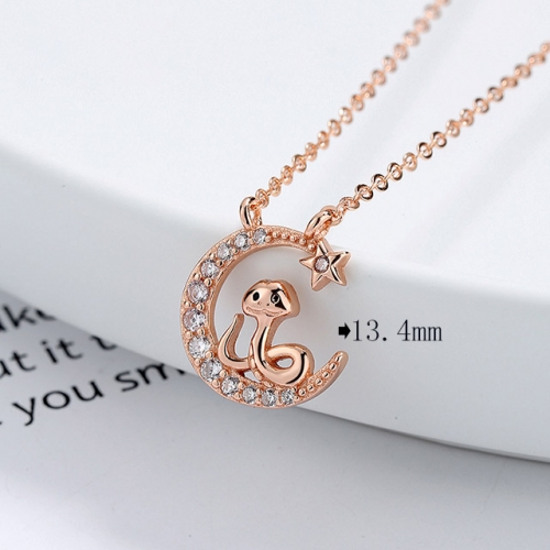 BC Wholesale 925 Silver Necklace Fashion Silver Pendant and Chain Necklace NO.#925SJ8N2C296