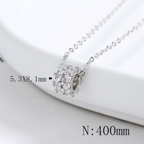 BC Wholesale 925 Silver Necklace Fashion Silver Pendant and Chain Necklace NO.#925SJ8N1F329