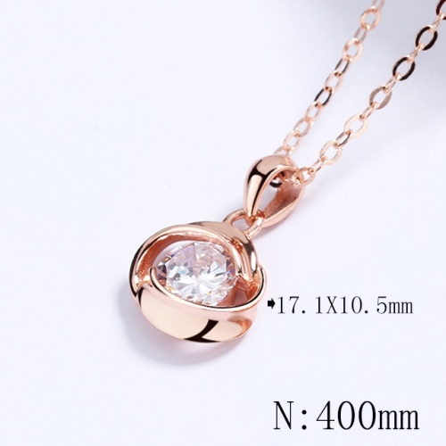 BC Wholesale 925 Silver Necklace Fashion Silver Pendant and Chain Necklace NO.#925SJ8N1E417