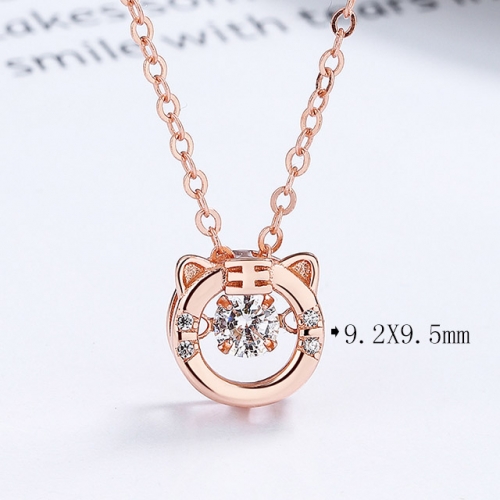 BC Wholesale 925 Silver Necklace Fashion Silver Pendant and Chain Necklace NO.#925SJ8NG0310