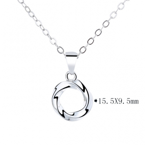 BC Wholesale 925 Silver Necklace Fashion Silver Pendant and Chain Necklace NO.#925SJ8NE5402