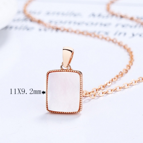 BC Wholesale 925 Silver Necklace Fashion Silver Pendant and Chain Necklace NO.#925SJ8N2A4111