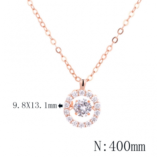 BC Wholesale 925 Silver Necklace Fashion Silver Pendant and Chain Necklace NO.#925SJ8N2E1918
