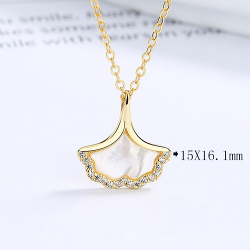 BC Wholesale 925 Silver Necklace Fashion Silver Pendant and Chain Necklace NO.#925SJ8N1E5415