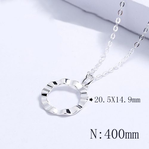 BC Wholesale 925 Silver Necklace Fashion Silver Pendant and Chain Necklace NO.#925SJ8NF3418