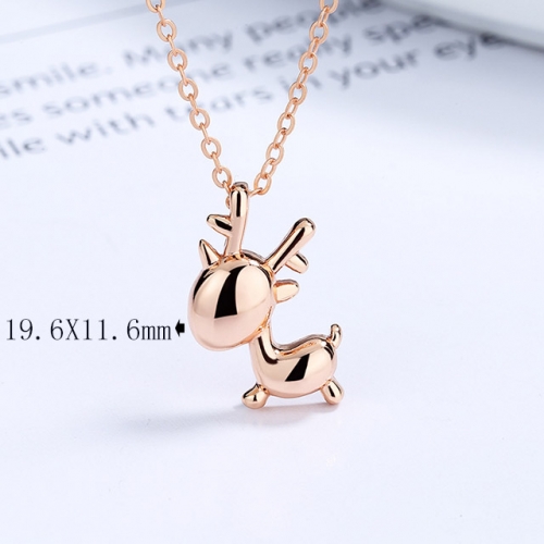 BC Wholesale 925 Silver Necklace Fashion Silver Pendant and Chain Necklace NO.#925SJ8N1E5315