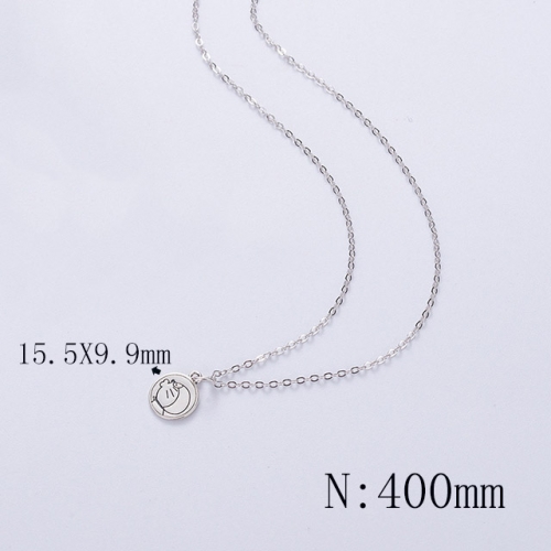 BC Wholesale 925 Silver Necklace Fashion Silver Pendant and Chain Necklace NO.#925SJ8NF3617