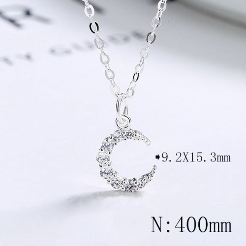 BC Wholesale 925 Silver Necklace Fashion Silver Pendant and Chain Necklace NO.#925SJ8N2E015