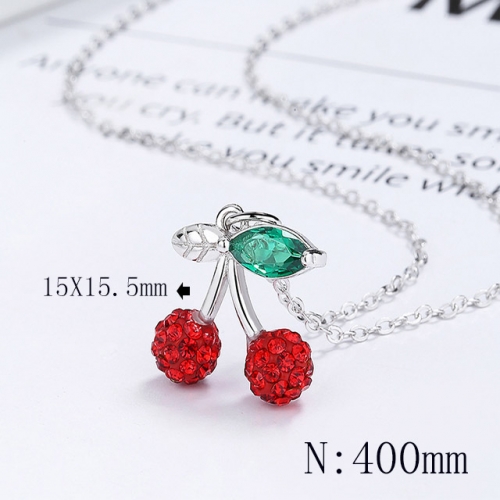 BC Wholesale 925 Silver Necklace Fashion Silver Pendant and Chain Necklace NO.#925SJ8N2C3107