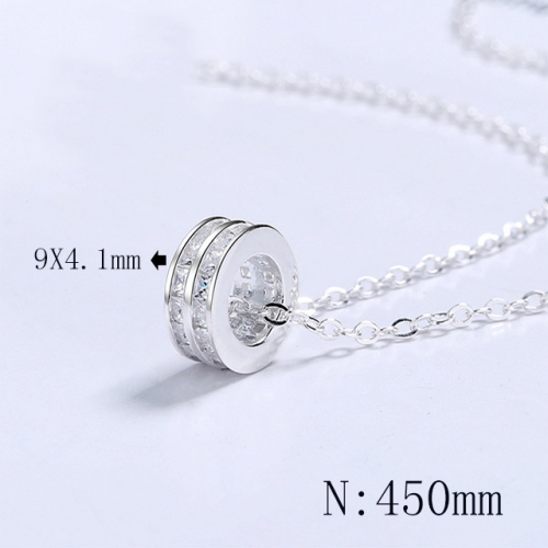 BC Wholesale 925 Silver Necklace Fashion Silver Pendant and Chain Necklace NO.#925SJ8NF351