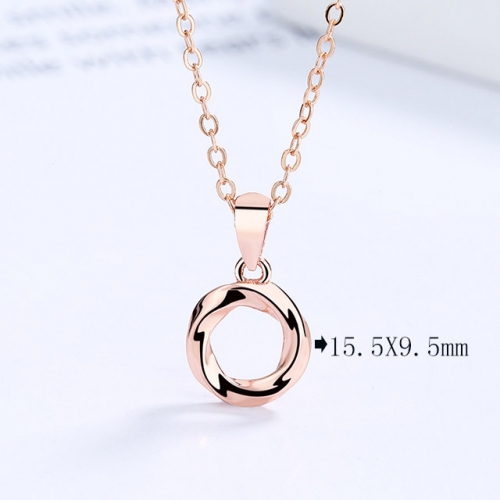 BC Wholesale 925 Silver Necklace Fashion Silver Pendant and Chain Necklace NO.#925SJ8N1E5402