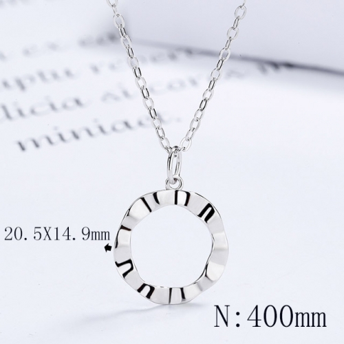 BC Wholesale 925 Silver Necklace Fashion Silver Pendant and Chain Necklace NO.#925SJ8N1F3418
