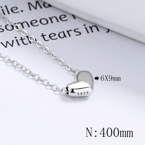 BC Wholesale 925 Silver Necklace Fashion Silver Pendant and Chain Necklace NO.#925SJ8N1F3511