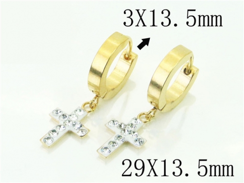 BC Wholesale Earrings Jewelry Stainless Steel Earrings Studs NO.#BC72E0014IO