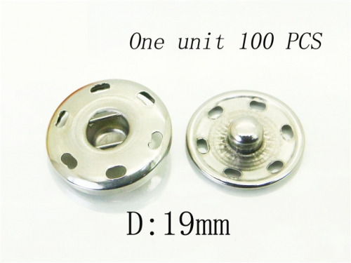 BC Wholesale Jewelry Fittings Stainless Steel 316L DIY Button Fittings NO.#BC70A2058ILE