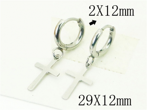 BC Wholesale Earrings Jewelry Stainless Steel Earrings Studs NO.#BC72E0003IW