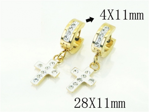 BC Wholesale Earrings Jewelry Stainless Steel Earrings Studs NO.#BC72E0010JI