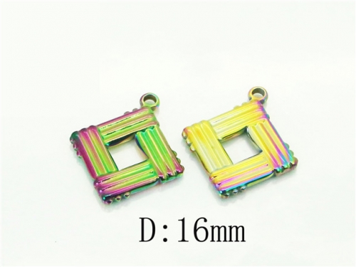 Wholesale DIY Jewelry Stainless Steel 316L Bead Charm Pendants Fittings NO.#BC70A2068IS