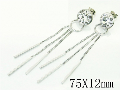 BC Wholesale Earrings Jewelry Stainless Steel Earrings Studs NO.#BC26E0451NQ