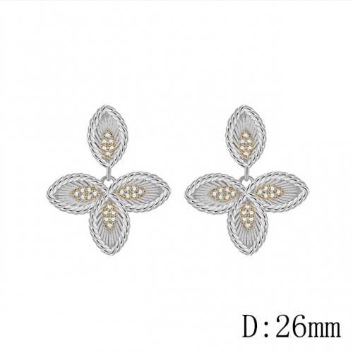 BC Wholesale Earrings Jewelry Copper Earrings With 925 Silver Needle Earrings NO.#CJ005E01554
