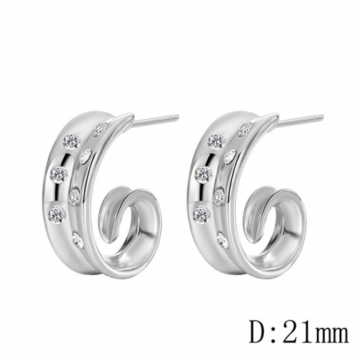 BC Wholesale Earrings Jewelry Copper Earrings With 925 Silver Needle Earrings NO.#CJ005E01350
