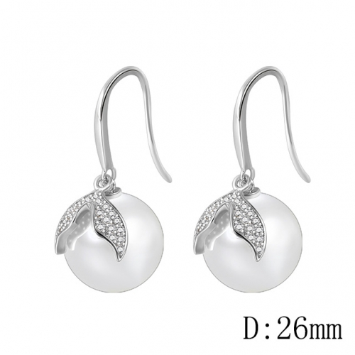 BC Wholesale Earrings Jewelry Copper Earrings With 925 Silver Needle Earrings NO.#CJ005E01110