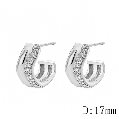 BC Wholesale Earrings Jewelry Copper Earrings With 925 Silver Needle Earrings NO.#CJ005E01372