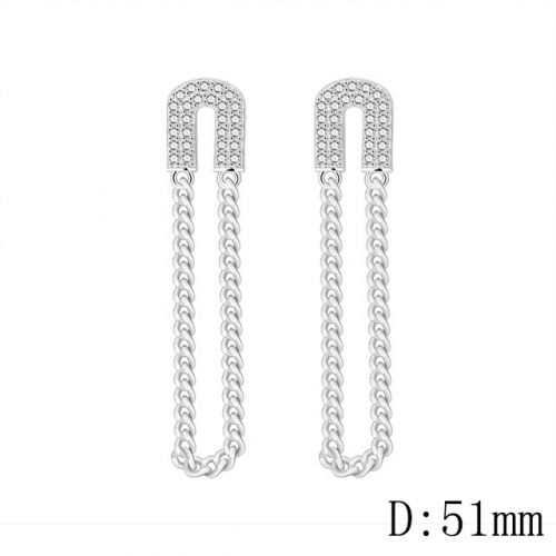 BC Wholesale Earrings Jewelry Copper Earrings With 925 Silver Needle Earrings NO.#CJ005E00824
