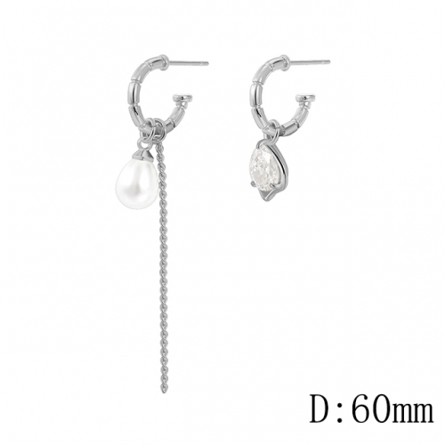 BC Wholesale Earrings Jewelry Copper Earrings With 925 Silver Needle Earrings NO.#CJ005E01339