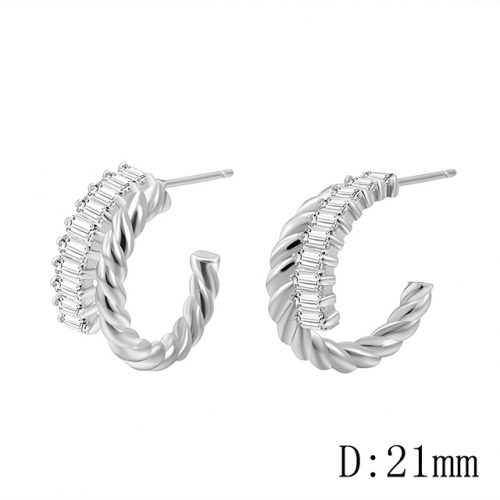 BC Wholesale Earrings Jewelry Copper Earrings With 925 Silver Needle Earrings NO.#CJ005E00746