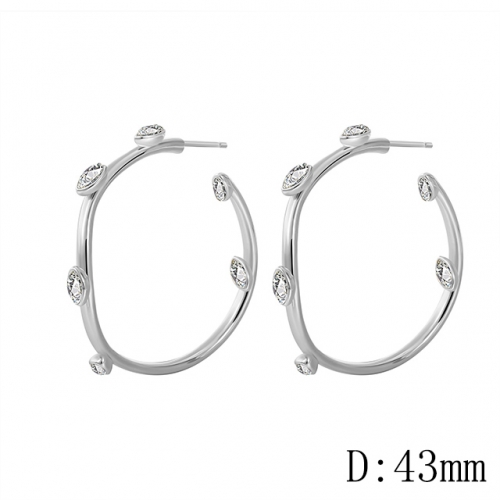 BC Wholesale Earrings Jewelry Copper Earrings With 925 Silver Needle Earrings NO.#CJ005E01288