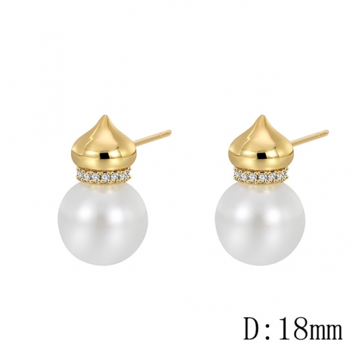 BC Wholesale Earrings Jewelry Copper Earrings With 925 Silver Needle Earrings NO.#CJ005E01116