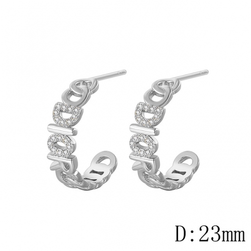 BC Wholesale Earrings Jewelry Copper Earrings With 925 Silver Needle Earrings NO.#CJ005E01130
