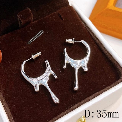 BC Wholesale Earrings Jewelry Copper Earrings With 925 Silver Needle Earrings NO.#CJ005E00762