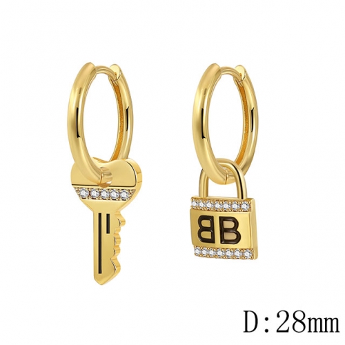 BC Wholesale Earrings Jewelry Fashion Copper Earrings Good Quality Earrings NO.#CJ005E00909
