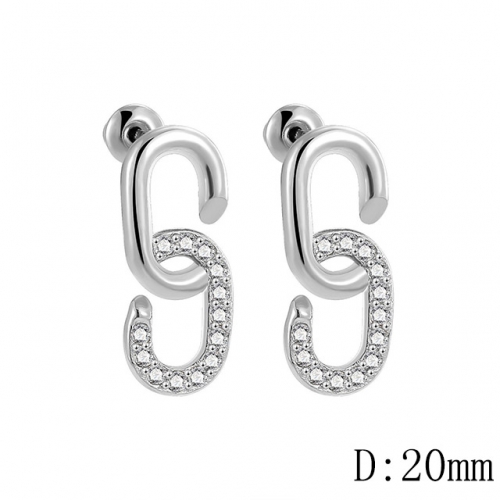 BC Wholesale Earrings Jewelry Copper Earrings With 925 Silver Needle Earrings NO.#CJ005E00586
