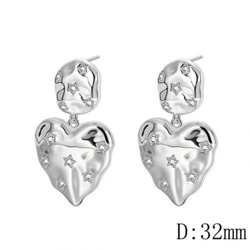 BC Wholesale Earrings Jewelry Copper Earrings With 925 Silver Needle Earrings NO.#CJ005E00924