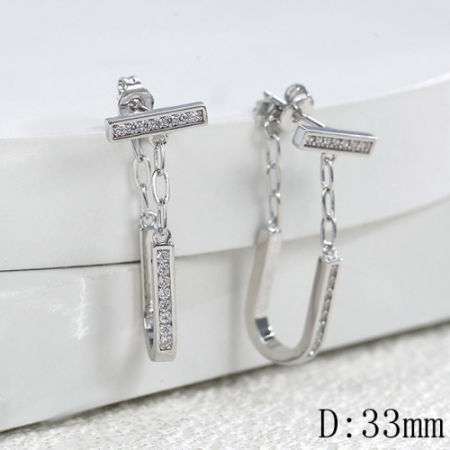 BC Wholesale Earrings Jewelry Copper Earrings With 925 Silver Needle Earrings NO.#CJ005E01148