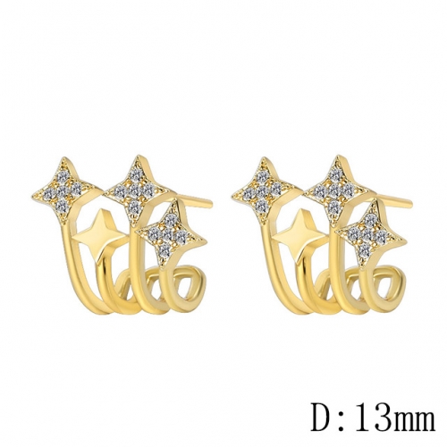 BC Wholesale Earrings Jewelry Copper Earrings With 925 Silver Needle Earrings NO.#CJ005E01038