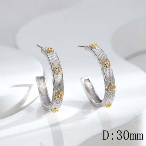 BC Wholesale Earrings Jewelry Copper Earrings With 925 Silver Needle Earrings NO.#CJ005E01484