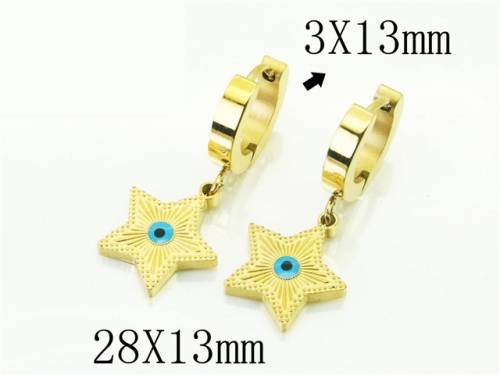 BC Wholesale Earrings Jewelry Stainless Steel Earrings Studs NO.#BC91E0482OLW