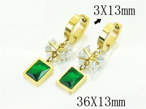 BC Wholesale Earrings Jewelry Stainless Steel Earrings Studs NO.#BC91E0479HSS