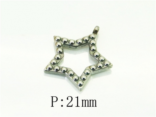 BC Wholesale DIY Jewelry Stainless Steel 316L Bead Charm Pendants Fittings NO.#BC54A0006ILE