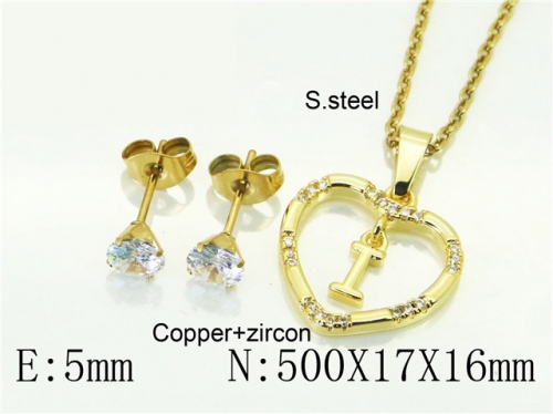 BC Wholesale Jewelry Sets 316L Stainless Steel Jewelry Earrings Pendants Sets NO.#BC54S0620NLZ