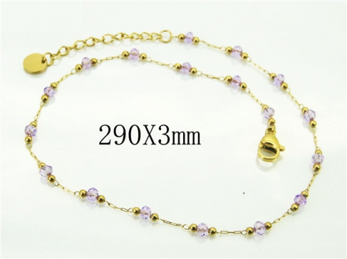 BC Wholesale Anklets Jewelry Stainless Steel 316L Anklets NO.#BC54B0507MLR