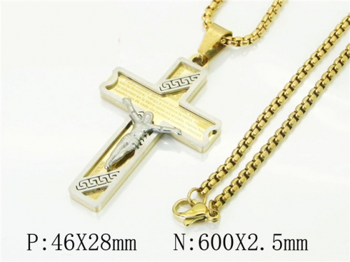 BC Wholesale Necklace Jewelry Stainless Steel 316L Necklace NO.#BC09N1399HHC