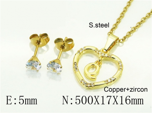 BC Wholesale Jewelry Sets 316L Stainless Steel Jewelry Earrings Pendants Sets NO.#BC54S0628NLQ