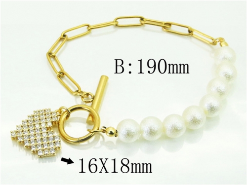 BC Wholesale Bracelets Jewelry Stainless Steel Fashion Bracelets NO.#BC80B1587NLS