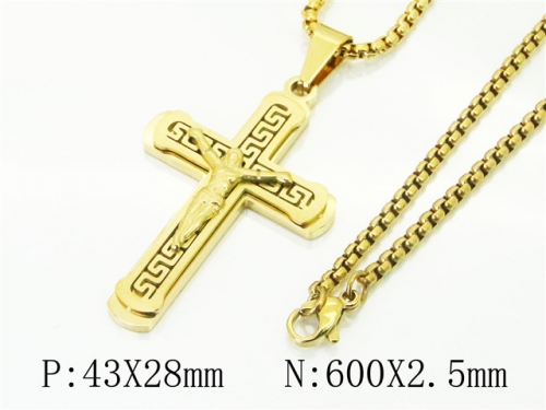 BC Wholesale Necklace Jewelry Stainless Steel 316L Necklace NO.#BC09N1390HHQ