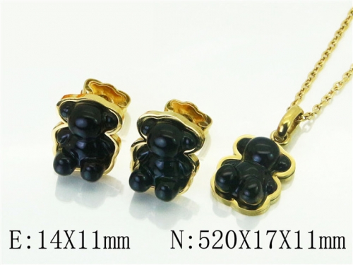 BC Wholesale Jewelry Sets 316L Stainless Steel Jewelry Earrings Pendants Sets NO.#BC90S0213ILE